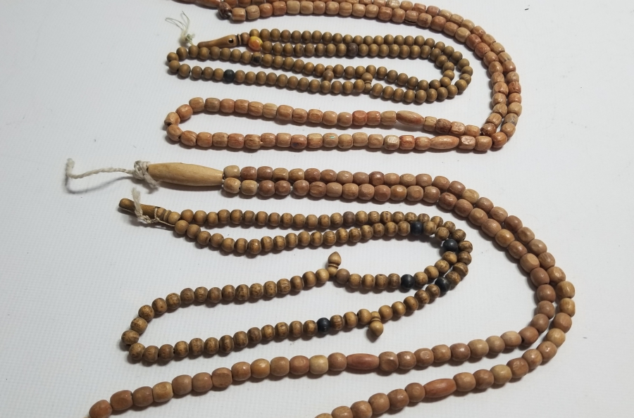 TESPİH AĞACINDAN YAPILMIŞ 4 ADET OSMANLI DÖNEMİ NAMAZ TESPİHİ