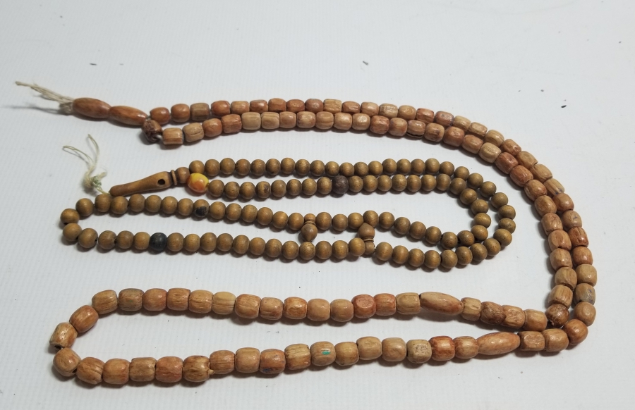 TESPİH AĞACINDAN YAPILMIŞ 4 ADET OSMANLI DÖNEMİ NAMAZ TESPİHİ