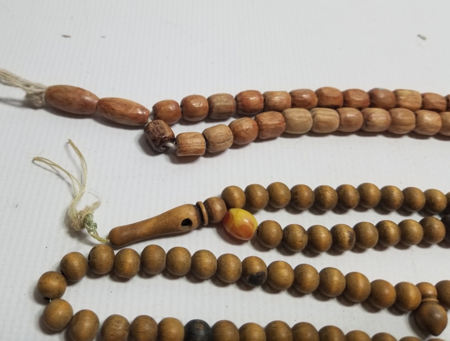 TESPİH AĞACINDAN YAPILMIŞ 4 ADET OSMANLI DÖNEMİ NAMAZ TESPİHİ