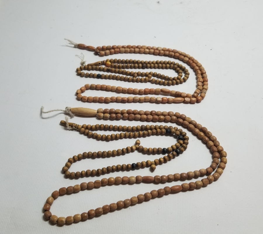 TESPİH AĞACINDAN YAPILMIŞ 4 ADET OSMANLI DÖNEMİ NAMAZ TESPİHİ