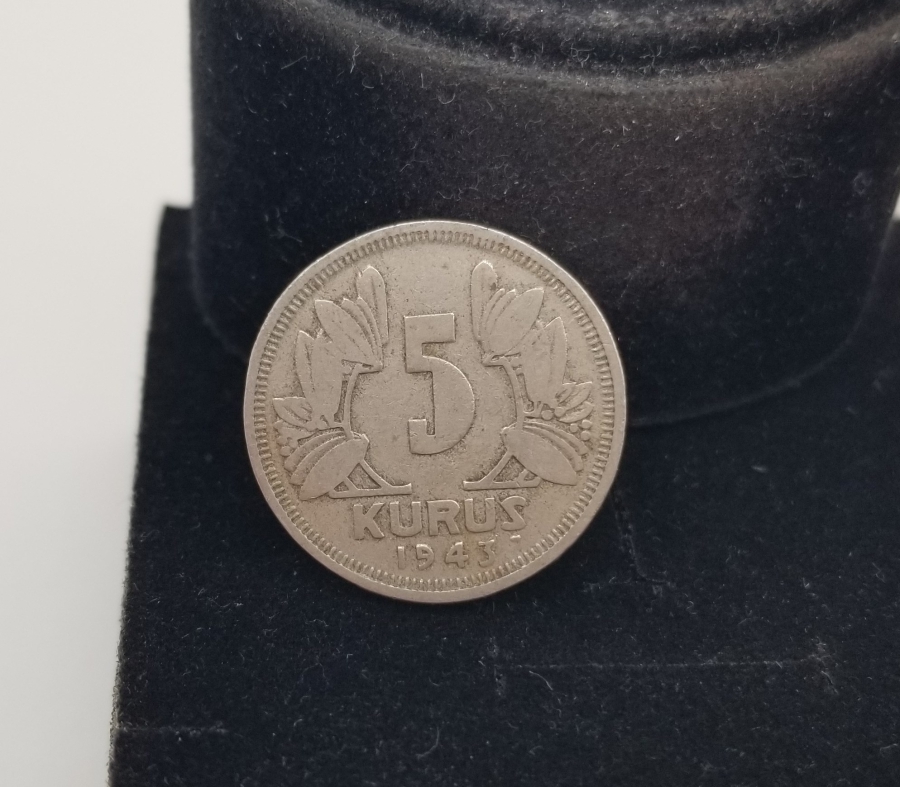 1943 YILI KOLEKSİYONLUK 5 KURUŞ