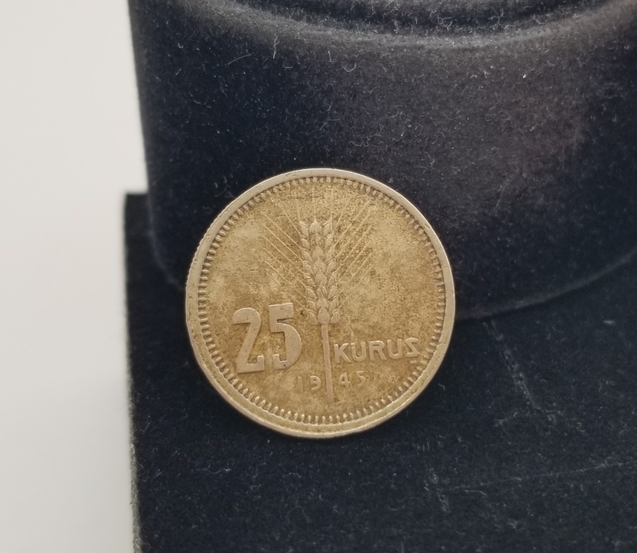 1945 YILI KOLEKSİYONLUK 25 KURUŞ