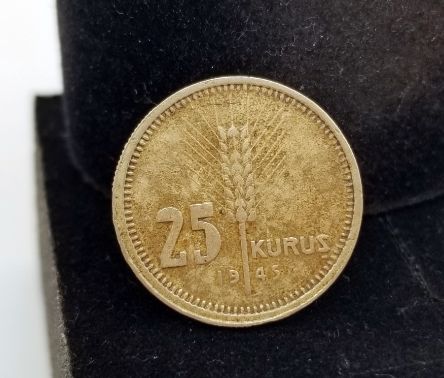 1945 YILI KOLEKSİYONLUK 25 KURUŞ