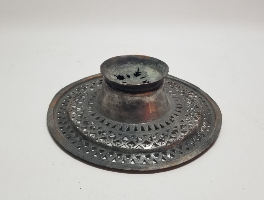 TESTERE İŞÇİLİKLİ OSMANLI DÖNEMİ BAKIR LENGER SÜZGECİ