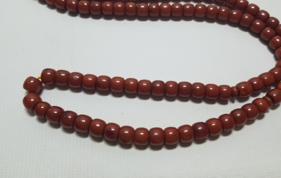 OSMANLI MALZEMEDEN YAPILMIŞ 99LUK SIKMA KEHRİBAR NAMAZ TESPİHİ