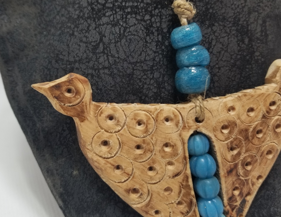 OSMANLI DÖNEMİ EL YAPIMI OPAL BONCUKLU NADİR ŞAMAN KOLYESİ