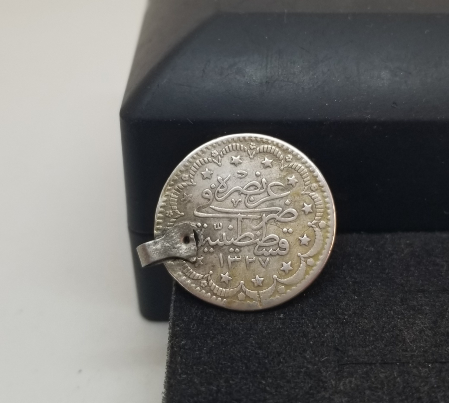 SULTAN MEHMET REŞAT HAN DÖNEMİ GÜMÜŞ 5 KURUŞ MECİDİYE