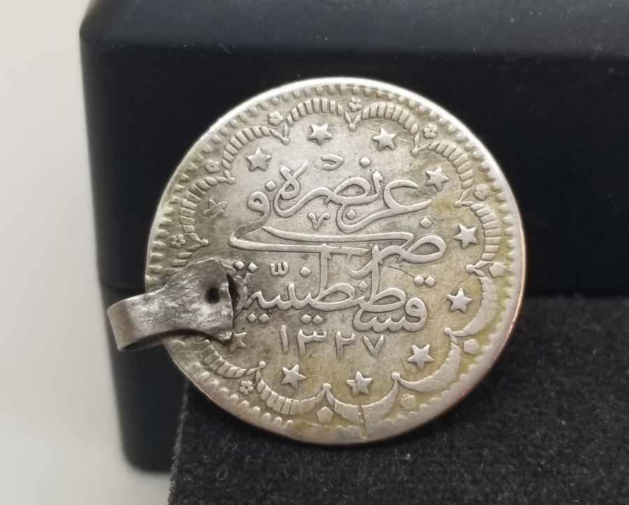 SULTAN MEHMET REŞAT HAN DÖNEMİ GÜMÜŞ 5 KURUŞ MECİDİYE