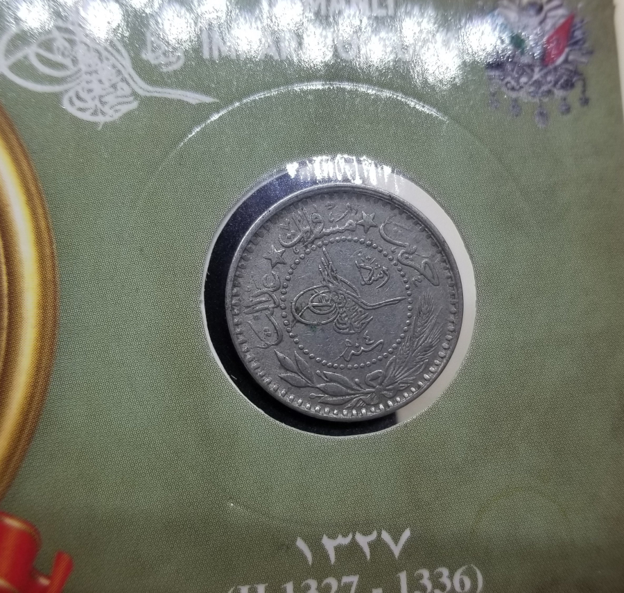 MEHMET REŞAD HAN DÖNEMİ KOLEKSİYONLUK NİKEL 10 PARA