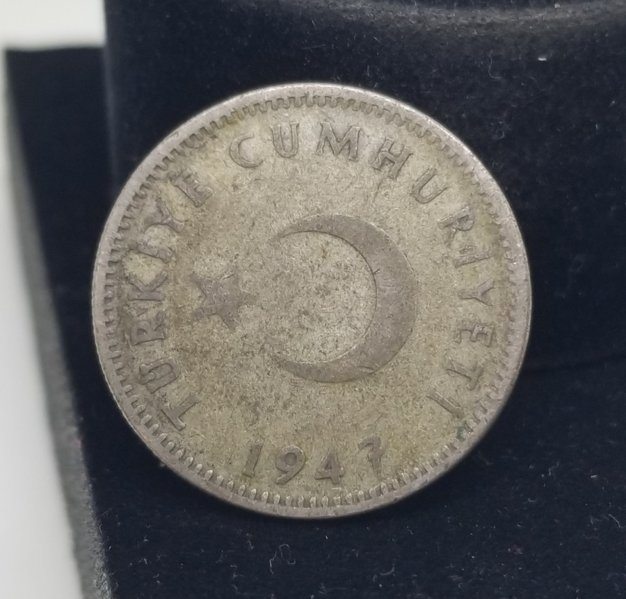 TÜRKİYE CUMHURİYETİ 1947 YILI KOLEKSİYONLUK GÜMÜŞ 1 LİRA