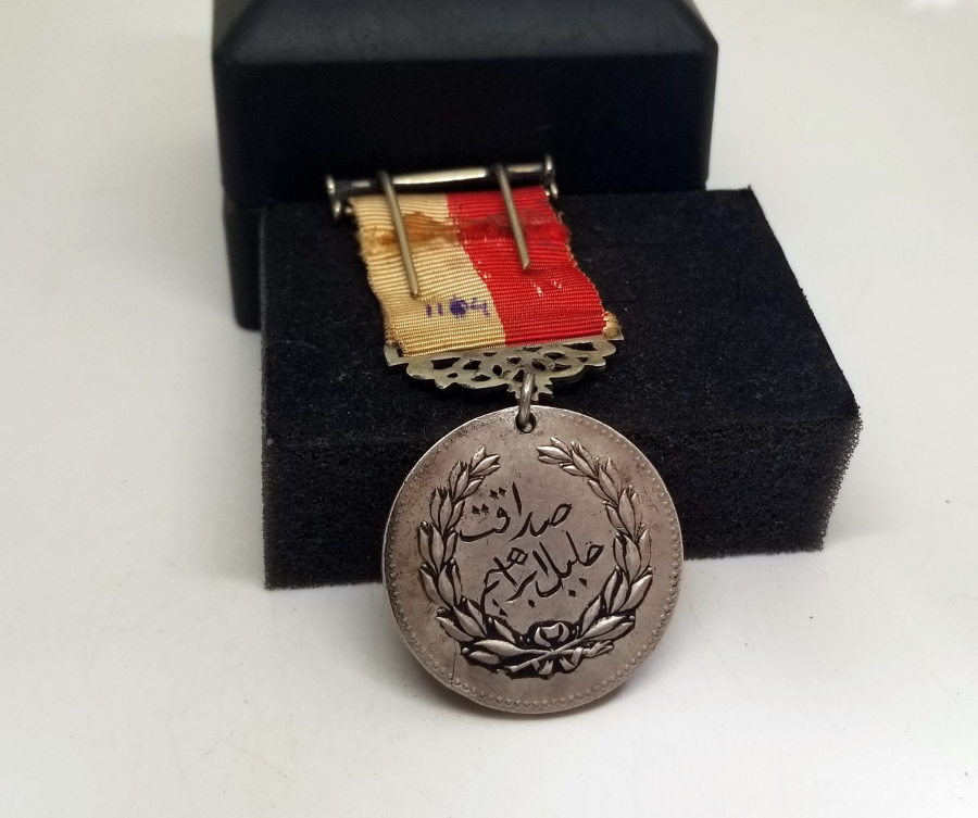 ORİJİNAL ASKISIYLA ABDÜLHAMİD HAN DÖNEMİ GÜMÜŞ İFTİHAR MADALYASI