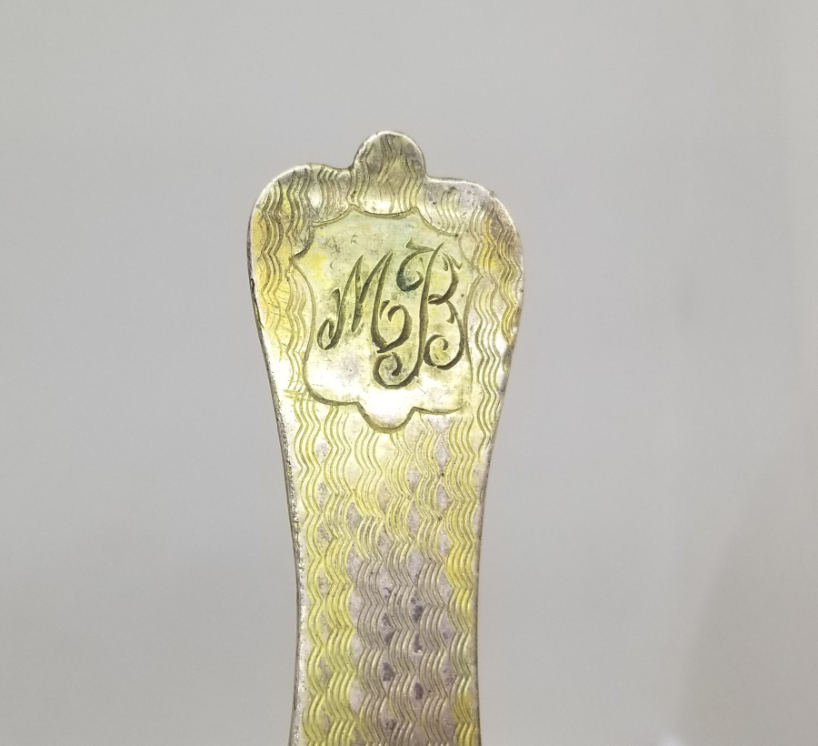 ABDÜLHAMİD HAN DÖNEMİ AZNAVUR İŞÇİLİKLİ TUĞRALI GÜMÜŞ KAŞIK