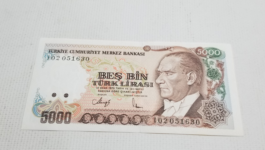 7. EMİSYON 4. TERTİP - 5000 TÜRK LİRASI-