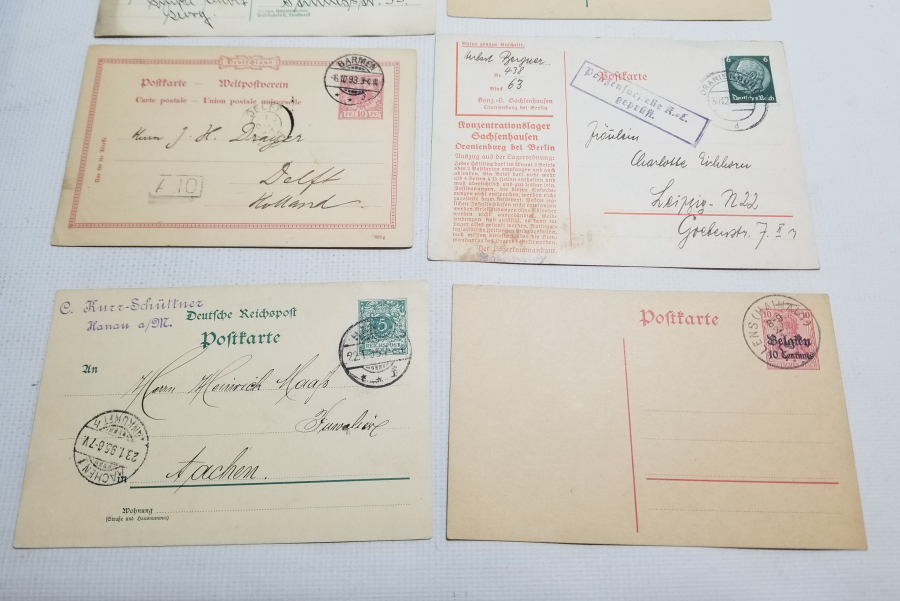 2. DÜNYA SAVAŞI DÖNEMİ POSTADAN GEÇMİŞ ALMAN KARTPOSTAL LOTU