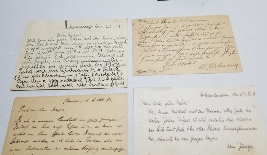 2. DÜNYA SAVAŞI DÖNEMİ POSTADAN GEÇMİŞ ALMAN KARTPOSTAL LOTU