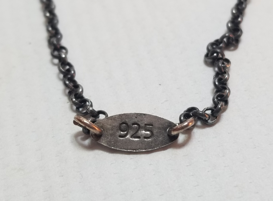 ÖZEL YAPIM TUĞRA FORMLU GÜMÜŞ GERDANLIK
