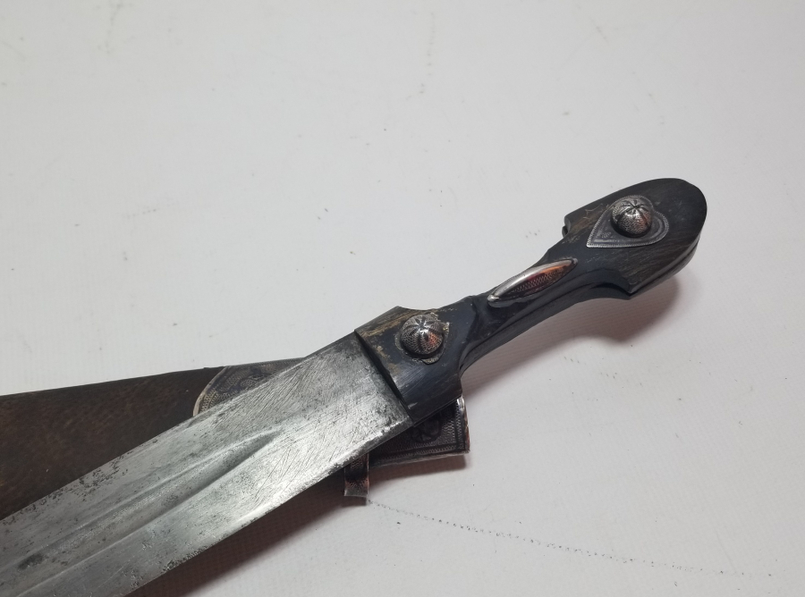 OSMANLI DÖNEMİ GÜMÜŞ KINLI ÇERKES KAMASI