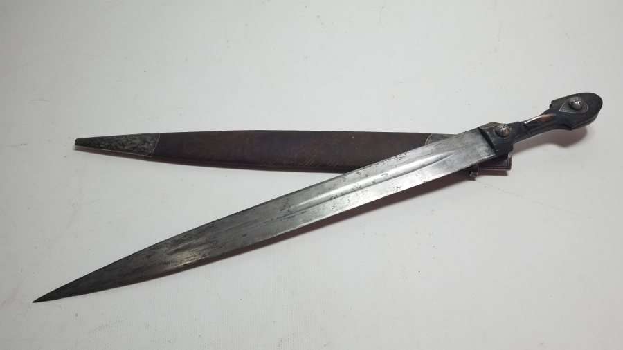 OSMANLI DÖNEMİ GÜMÜŞ KINLI ÇERKES KAMASI