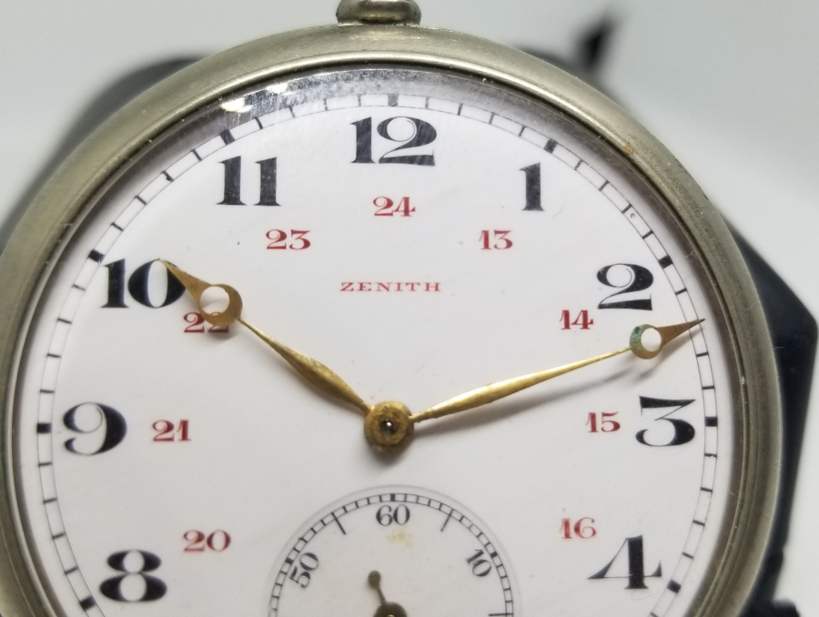 KURMALI ANTİKA ZENITH CEP SAATİ
