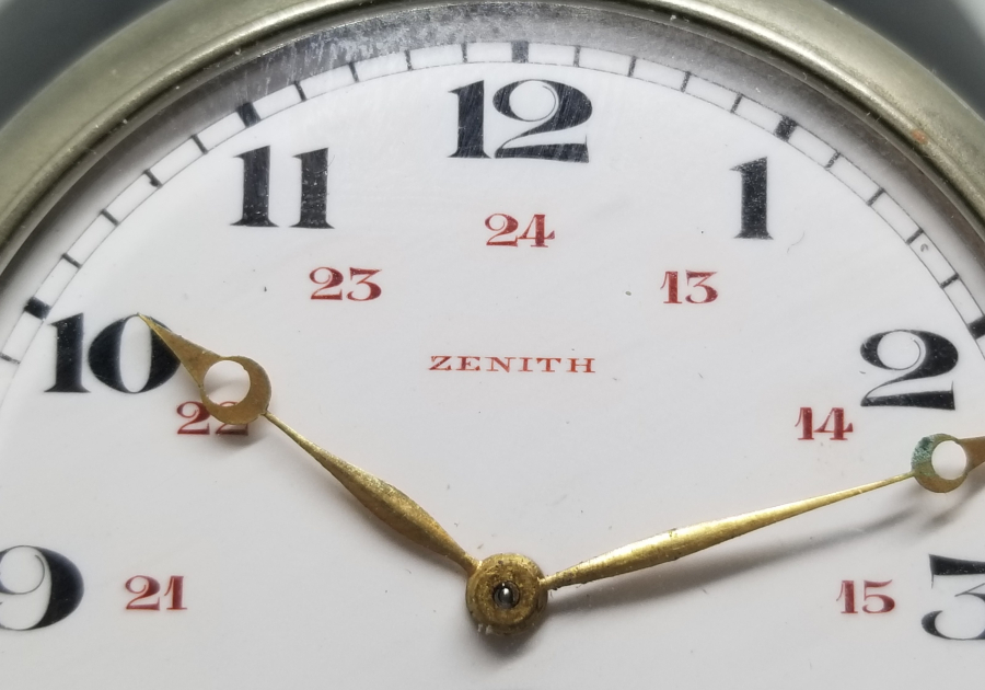 KURMALI ANTİKA ZENITH CEP SAATİ