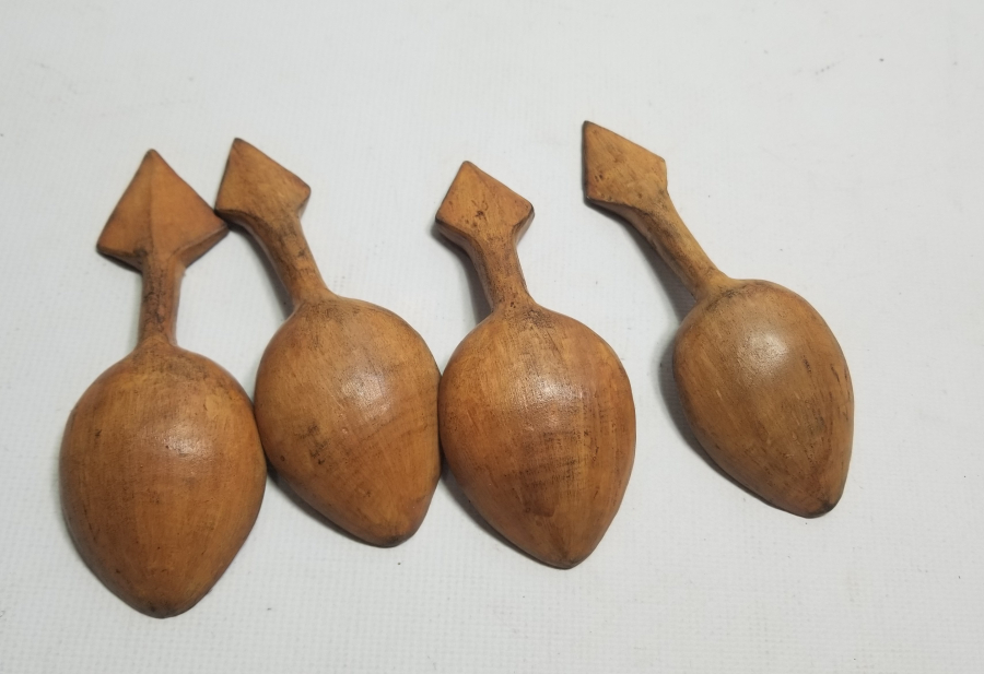 EL BOYAMA OSMANLI DÖNEMİ TAHTA KAŞIK LOTU
