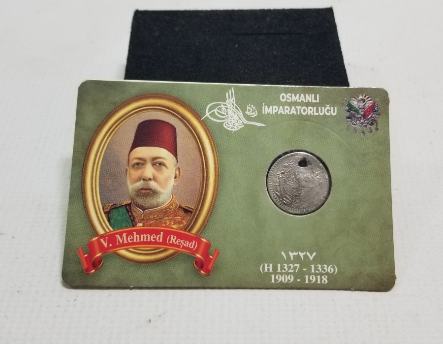 MEHMET REŞAD HAN DÖNEMİ KOLEKSİYONLUK NİKEL 5 PARA