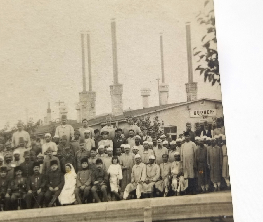 ÜZERİNDE ALMANCA KIŞLA MUTFAĞI YAZILI 1. DÜNYA SAVAŞI DÖNEMİ GALİÇYA CEPHESİ FOTOĞFAF