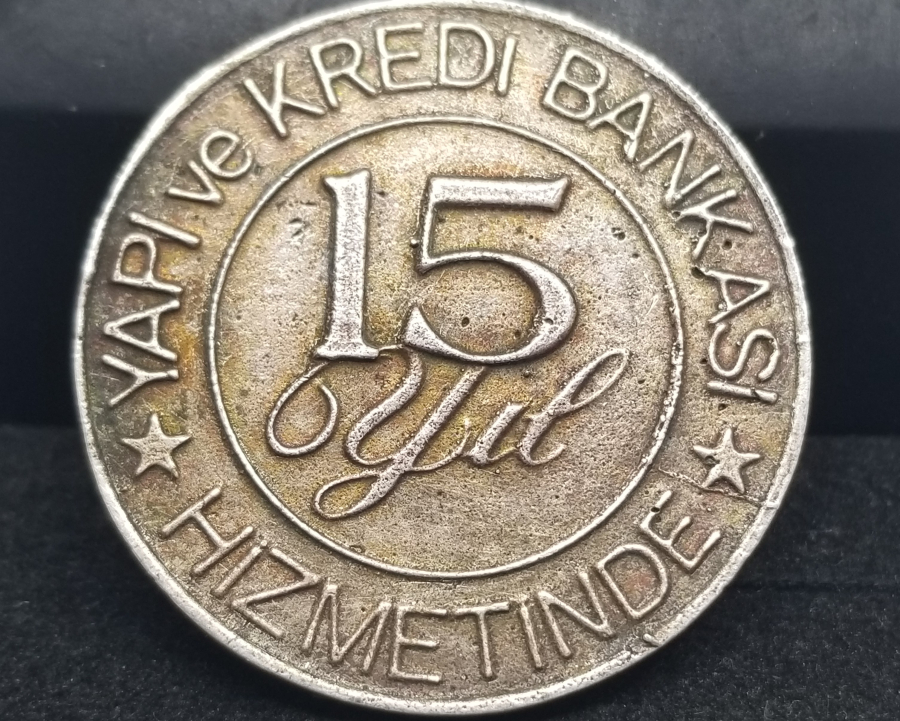 YAPI VE KREDİ BANKASI HATIRA MADALYON