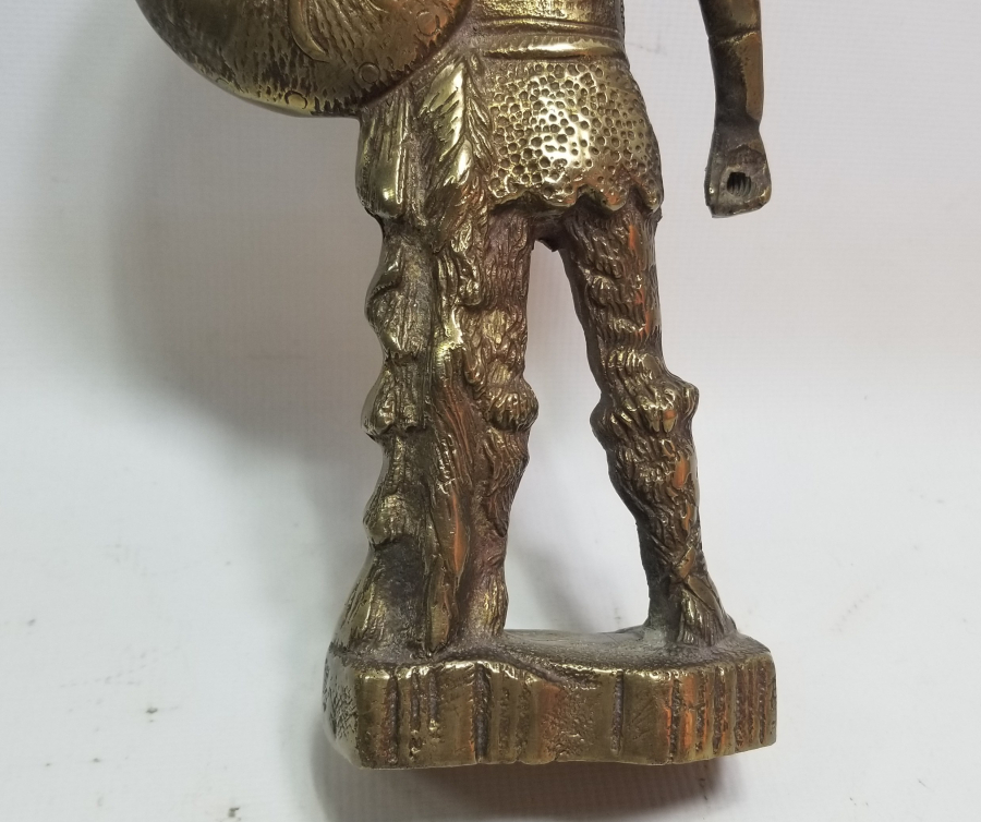 KABARTMA İŞÇİLİKLİ BRONZ DÖKÜM VİKİNG HEYKELİ