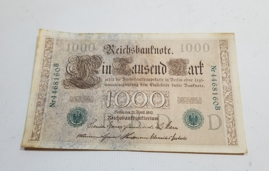 1910 YILI ALMAN 1 MARK