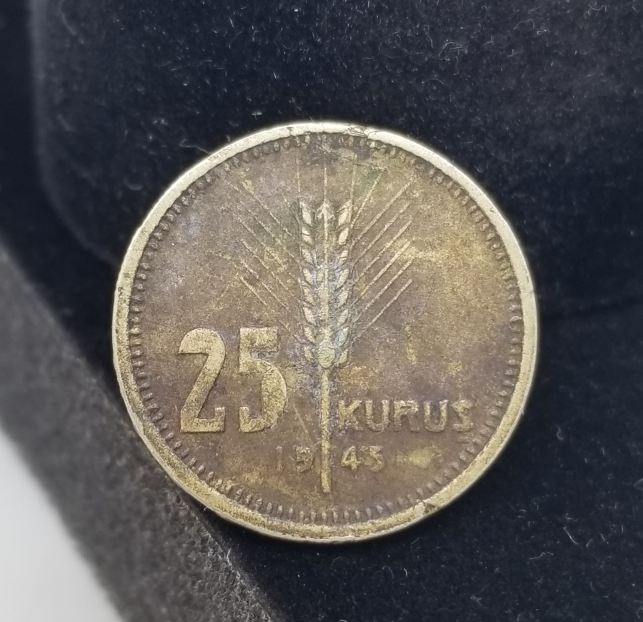 1943 YILI 25 KURUŞ