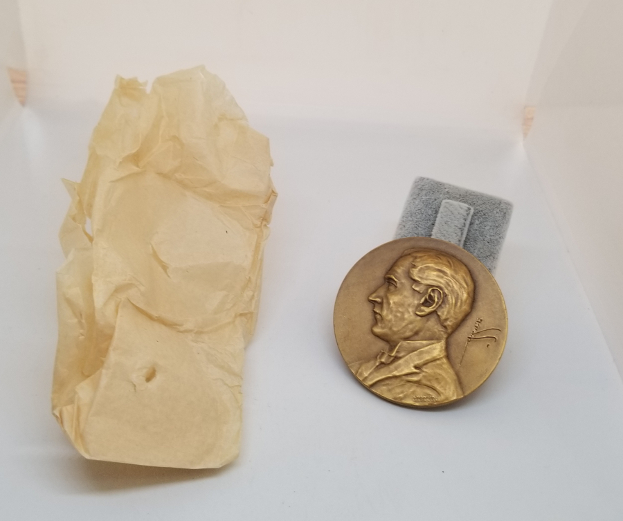 OSMANLICA GAZİ MUSTAFA KEMAL İMZALI BÜYÜK BOY ATATÜRK MADALYON