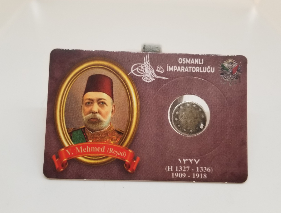SULTAN MEHMET REŞAD HAN DÖNEMİ GÜMÜŞ 1 KURUŞ MECİDİYE