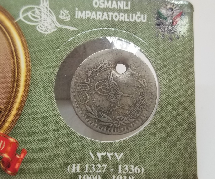 MEHMET REŞAD HAN DÖNEMİ KOLEKSİYONLUK NİKEL 40 PARA
