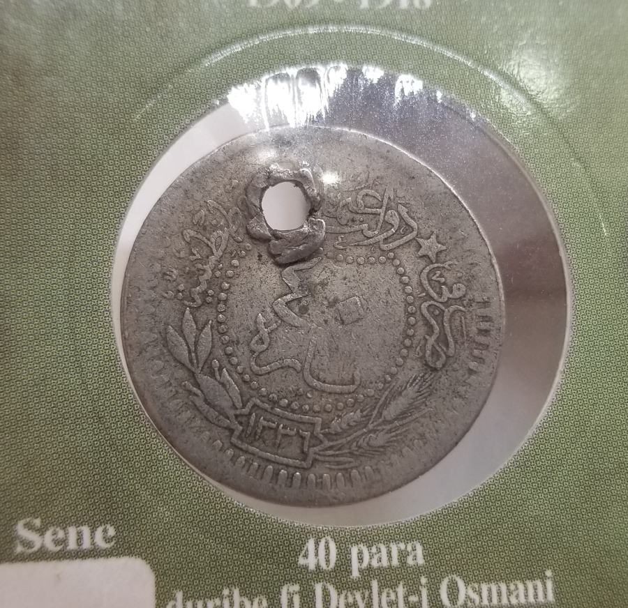 MEHMET REŞAD HAN DÖNEMİ KOLEKSİYONLUK NİKEL 40 PARA