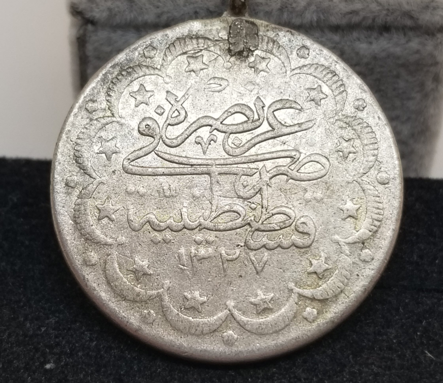 SULTAN MEHMET REŞAD DÖNEMİ 10 KURUŞ GÜMÜŞ MECİDİYE PARA