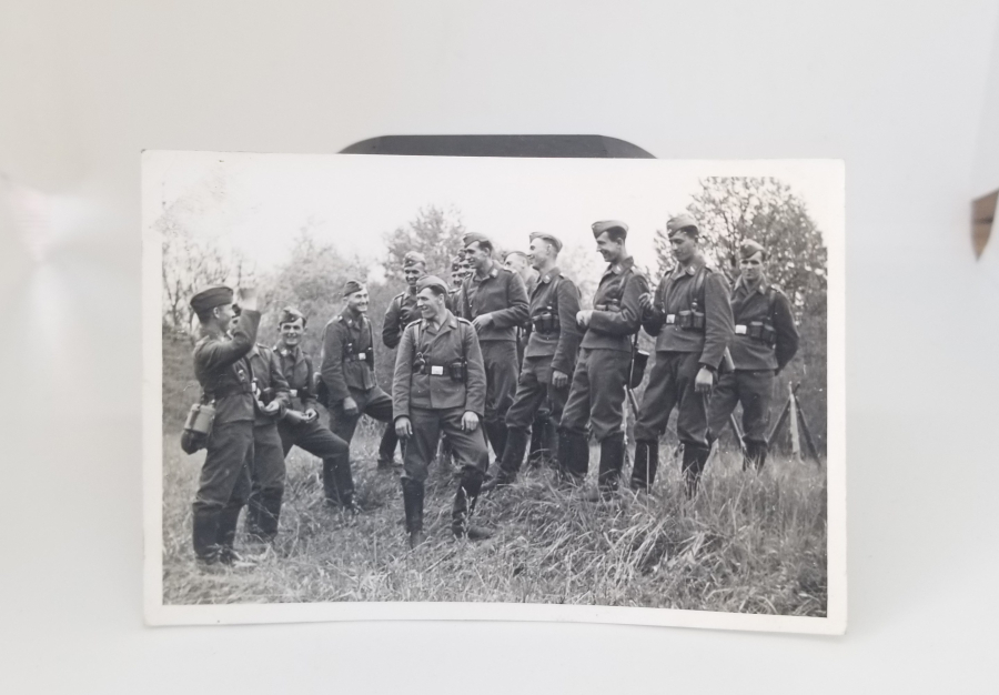 2. DÜNYA SAVAŞI DÖNEMİ NAZİ ALMAN PİYADE BİRLİĞİ NADİR NAZİ FOTOĞRAF