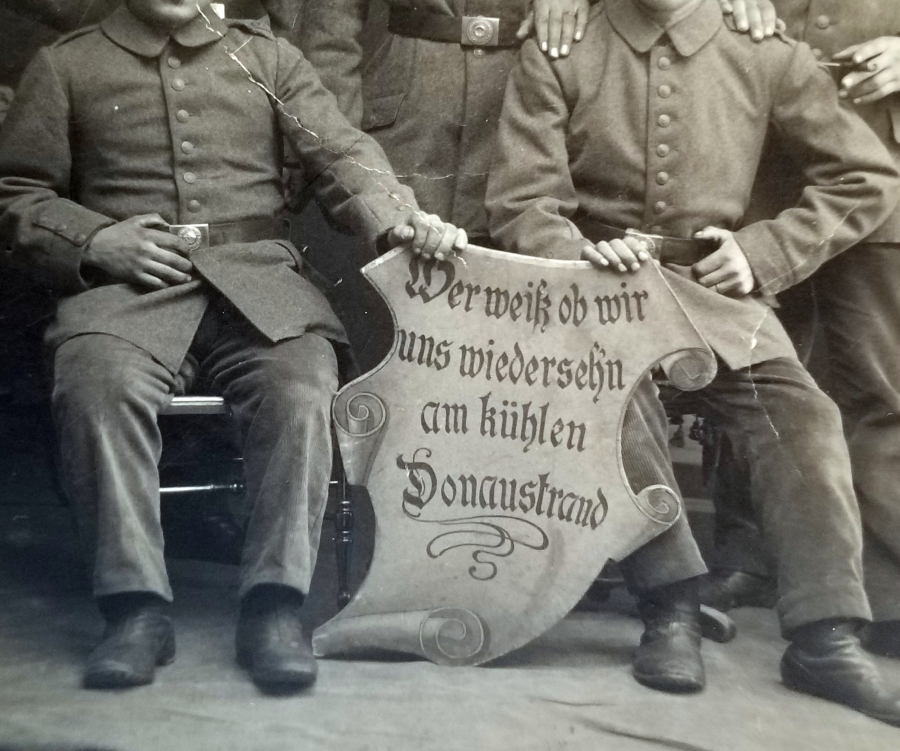 I. DÜNYA SAVAŞI DÖNEMİ ORİJİNAL ALMAN ASKERİ STÜDYO FOTOĞRAF