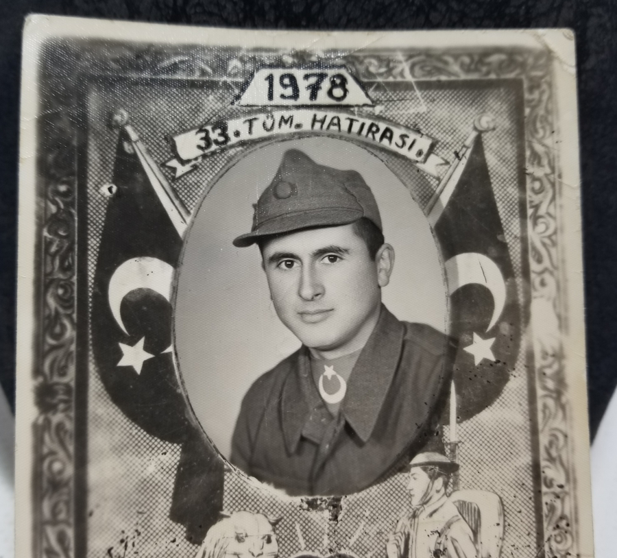 1978 TARİHLİ ANTİKA ASKER FOTOĞRAFI