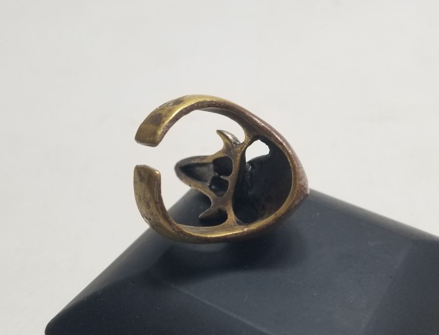 BRONZ DÖKÜM BİJUTERİ ŞOVALYE YÜZÜĞÜ