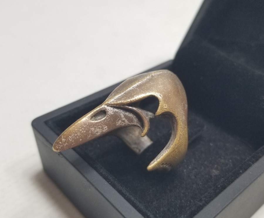 BRONZ DÖKÜM BİJUTERİ ŞOVALYE YÜZÜĞÜ