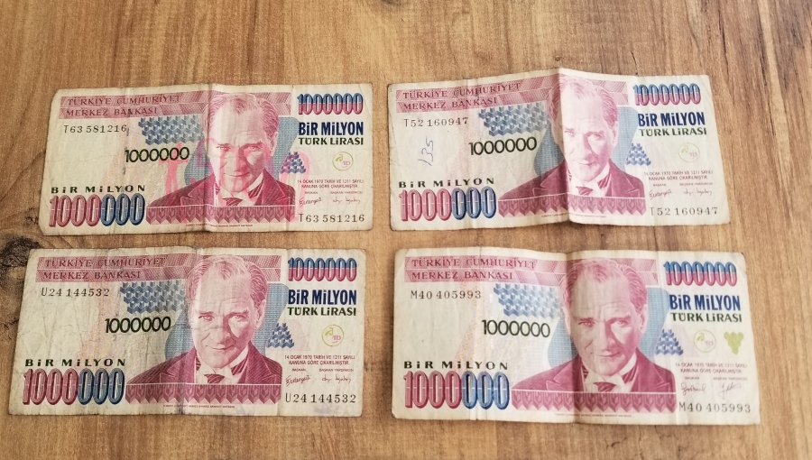 7. EMİSYON 4 ADET 1 MİLYON TÜRK LİRASI VE 1 ADET 500 BİN TÜRK LİRASI