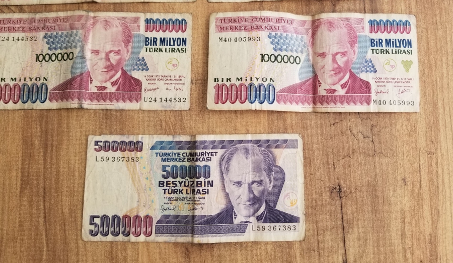 7. EMİSYON 4 ADET 1 MİLYON TÜRK LİRASI VE 1 ADET 500 BİN TÜRK LİRASI