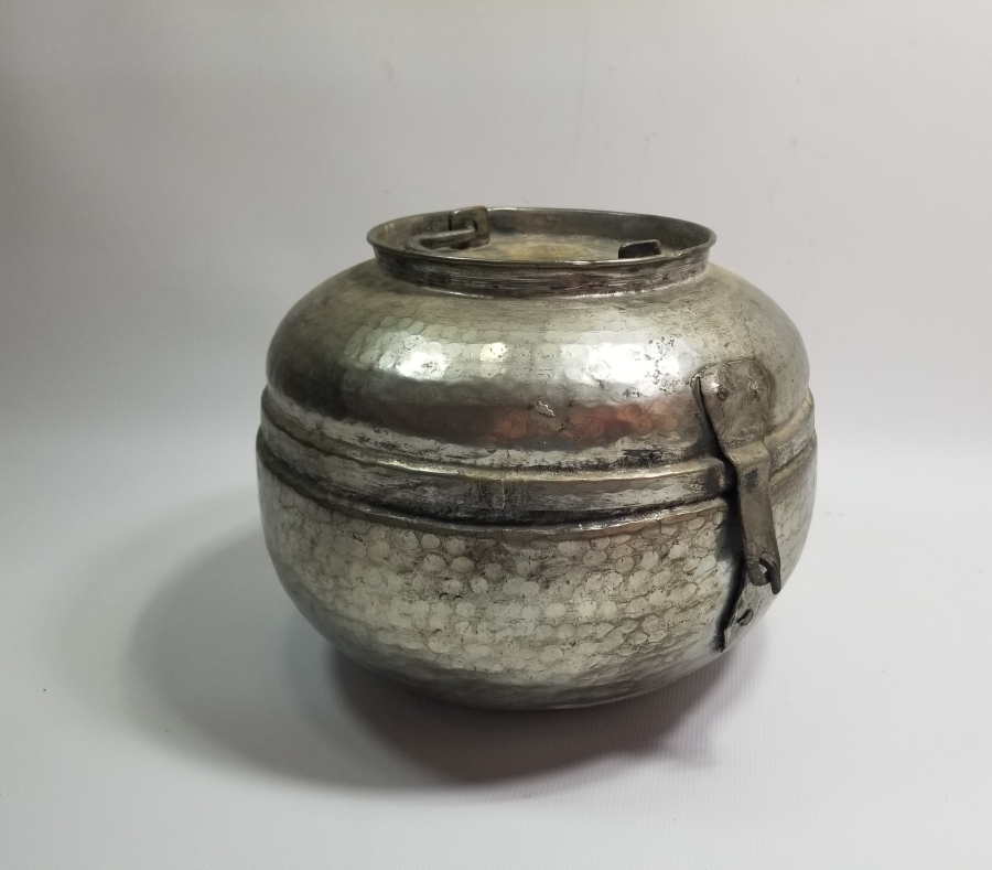 NADİR TİPTE OSMANLI DÖNEMİ KAPAKLI BAKIR MAYALIK