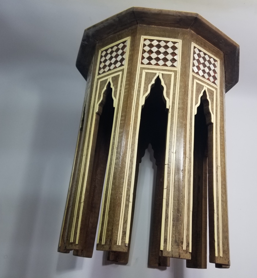 OSMANLI DÖNEMİ ESERİ İSTANBUL ÜZERİ TUĞRALI SEHPA