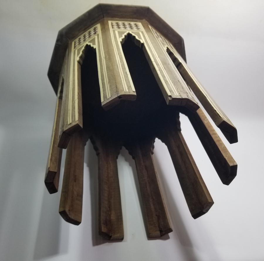 OSMANLI DÖNEMİ ESERİ İSTANBUL ÜZERİ TUĞRALI SEHPA