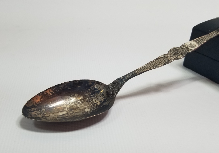 OSMANLI DÖNEMİ ÜZERİ KUŞLU SARAY İŞİ GÜMÜŞ KAŞIK