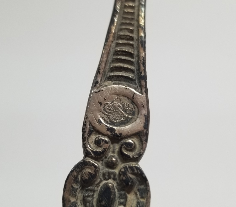 OSMANLI DÖNEMİ ÜZERİ KUŞLU SARAY İŞİ GÜMÜŞ KAŞIK