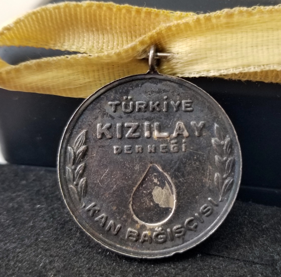 KIZILAY DERNEĞİ KAN BAĞIŞÇISI GÜMÜŞ MADALYA