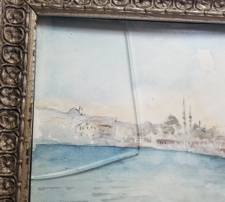 SANATÇI İMZALI SULUBOYA TABLO